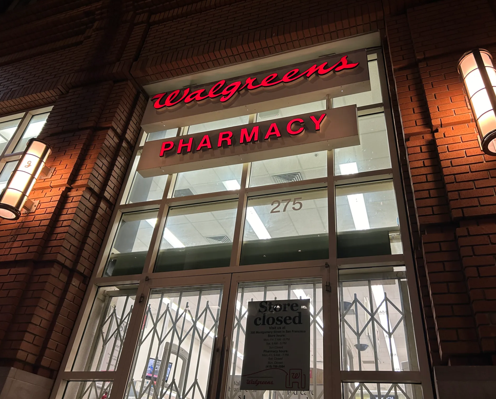 San Francisco Street with For Lease Signs